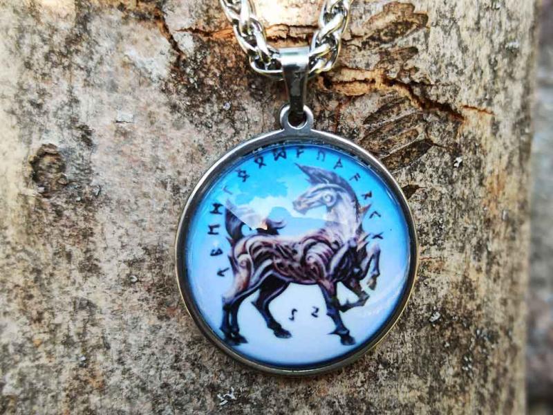 Sleipnir, Odin's eight-legged horse,